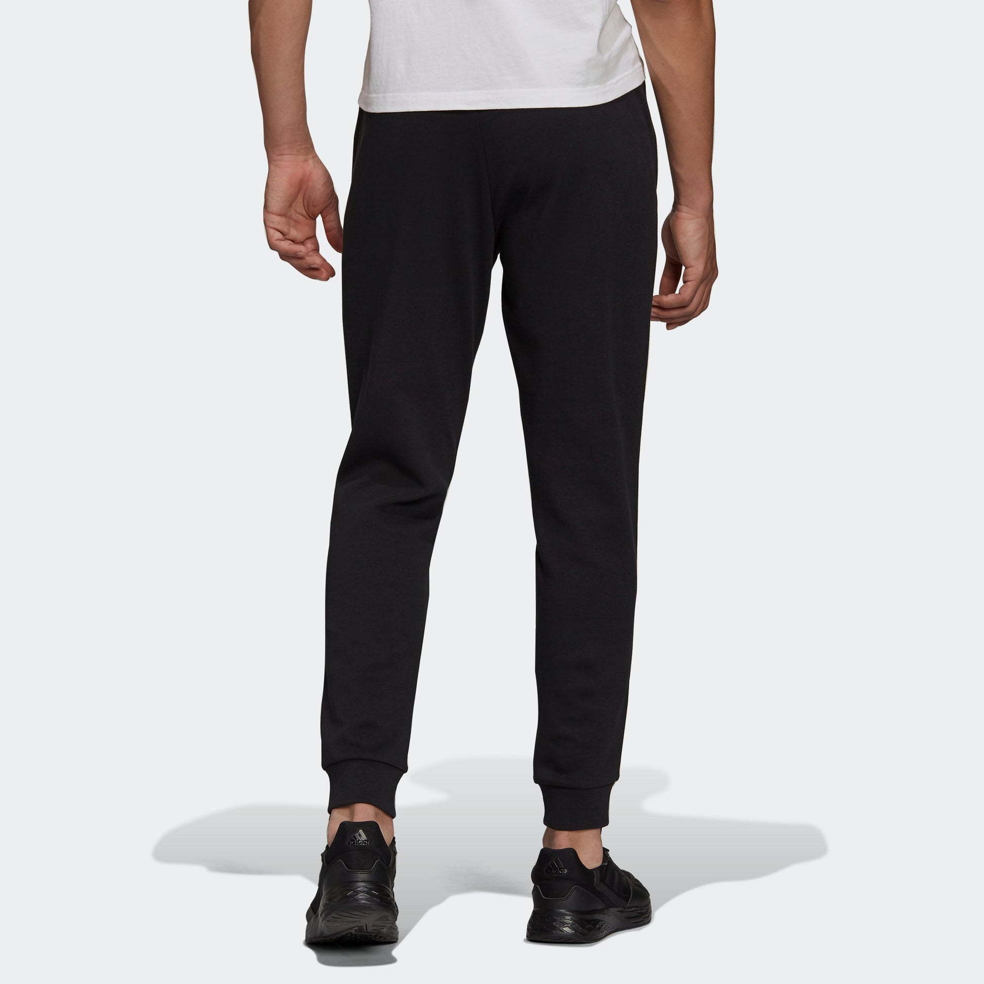 Men's adidas Sl Dk Pt Logo Embroidered Bundle Feet Sports Pants/Trousers/Joggers Black HB5083