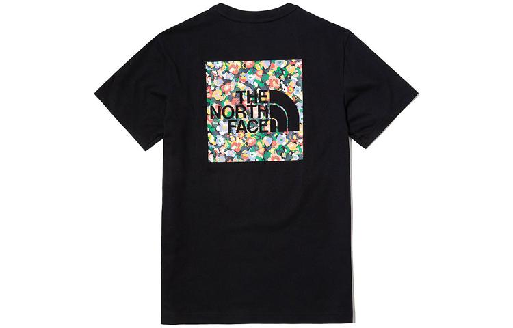 THE NORTH FACE Unisex Label Floras Logo Printing Tee Black NT7UL14M