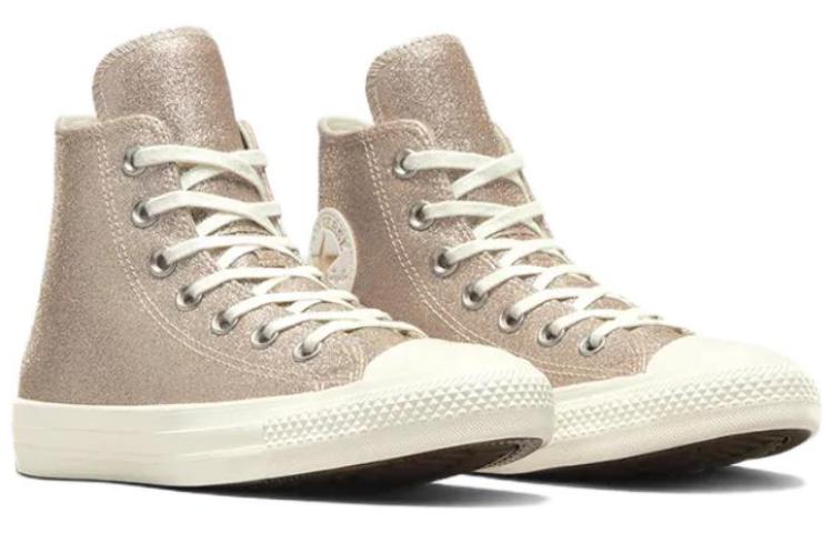 (WMNS) Converse Chuck Taylor All Star Glitter High Top 'Light Gold' A07950C