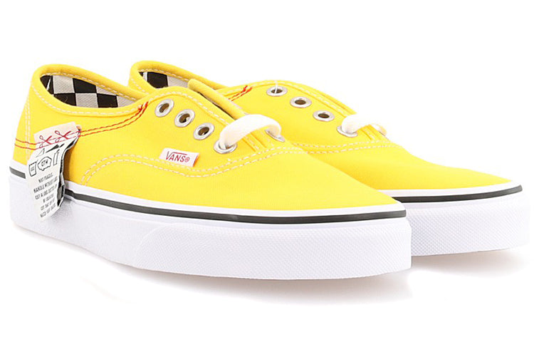 Vans DIY Authentic HC Skate Sneakers Low Shoes Yellow VN0A4UUC1AE