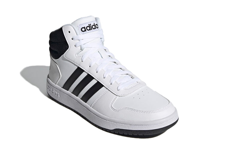 adidas Hoops 2.0 Mid 'White Black' FY8617