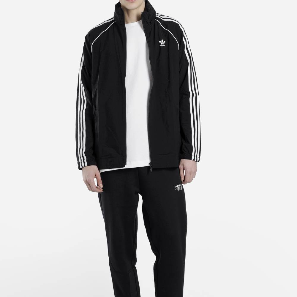 adidas originals SST Winbreaker Black logo CW1309