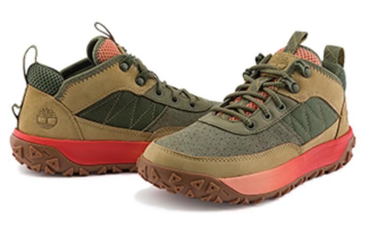 (WMNS) Timberland Greenstride Motion 6 Low Waterproof Hiking Boots 'Beige Nubuck' A2AVJEN7