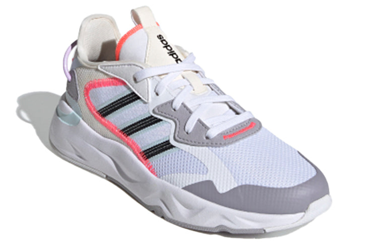 (WMNS) adidas neo Futureflow 'White Dark Gray Cream' FW7184