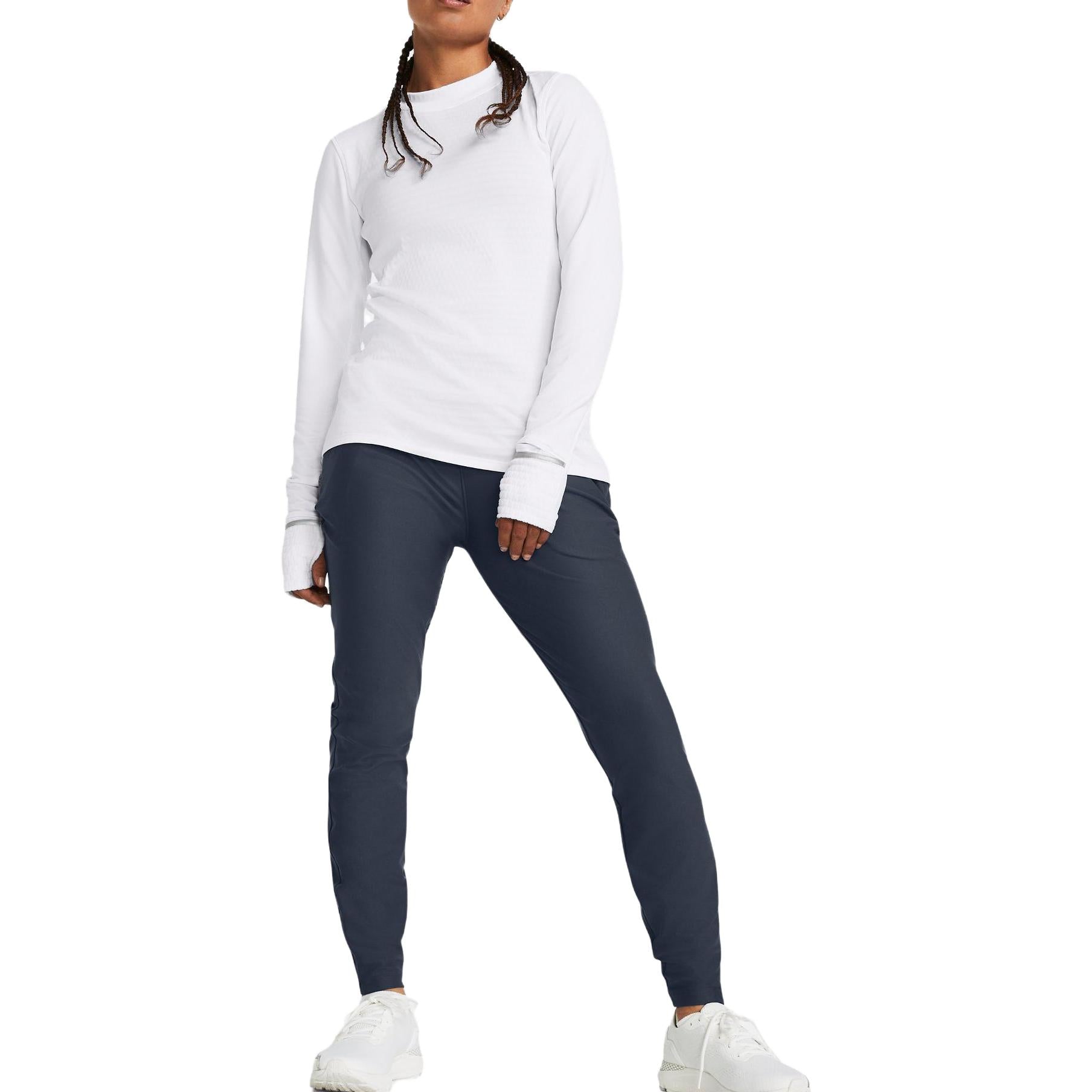 (WMNS) Under Armour Qualifier Cold Long Sleeve T-shirt 'White' 1379343-100