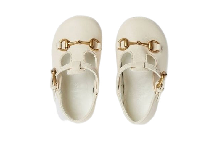 (TD) Gucci Ballet Flat With Horsebit 'Ivory Leather' 725732-1D700-9522