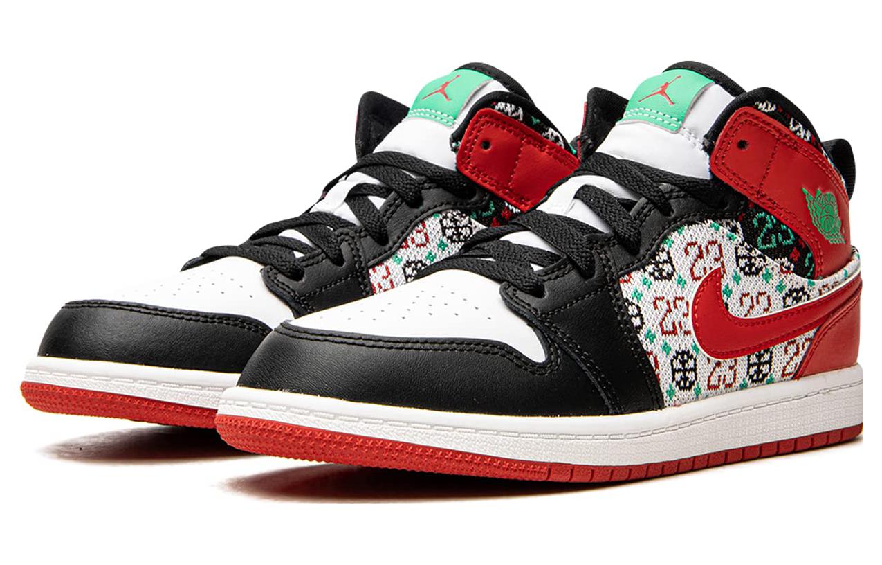 (PS) Air Jordan 1 Mid SE 'Ugly Christmas Sweater' DM1210-150