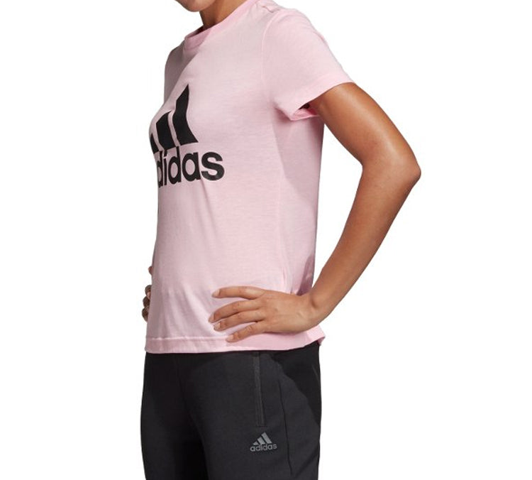 (WMNS) adidas Logo Alphabet Printing Sports Short Sleeve Pink DZ0014