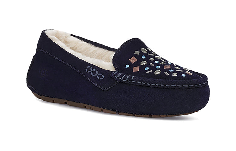 (WMNS) UGG Ansley Stud 2 (Rivets) Slip on Navy 1119100-MDL