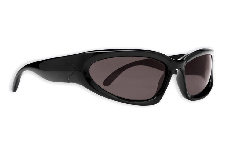 (WMNS) Balenciaga Swift Oval Sunglasses 'Black' 658745T00071000