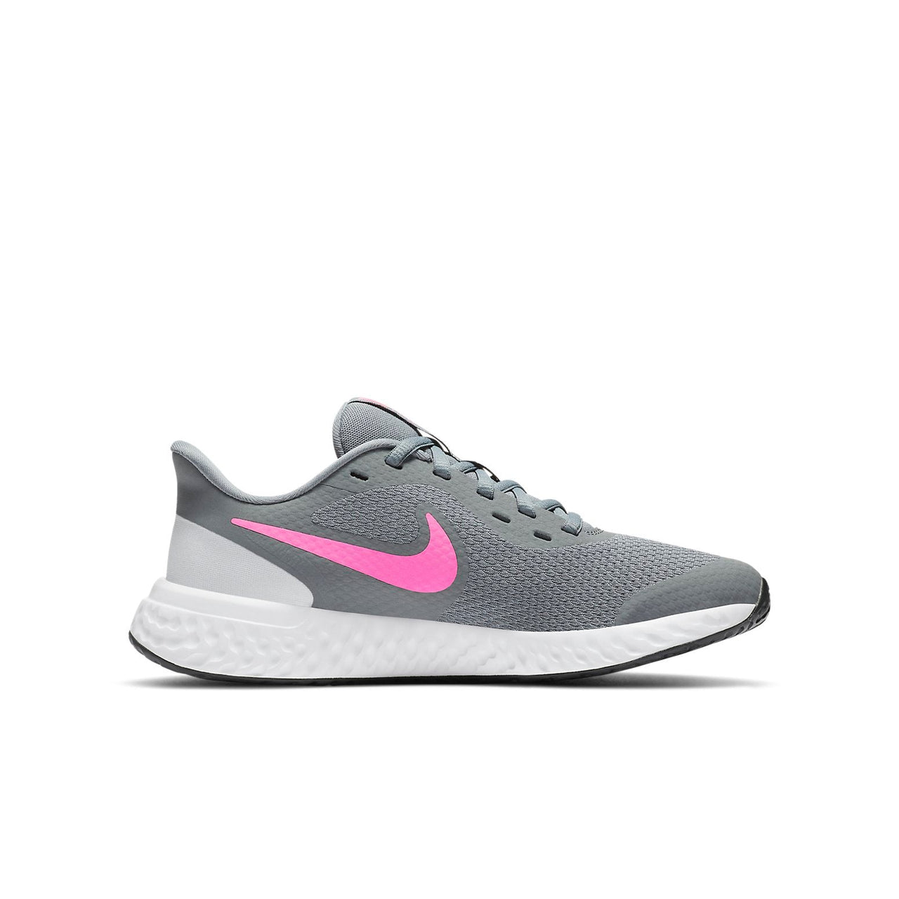 (GS) Nike Revolution 5 Low-Top Grey/Pink BQ5671-015