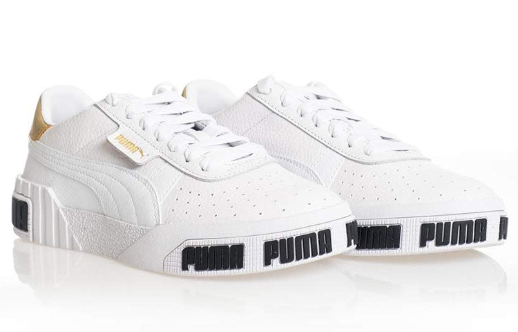 (WMNS) PUMA Cali Bold Metalli Leisure Shoes White 371207-01