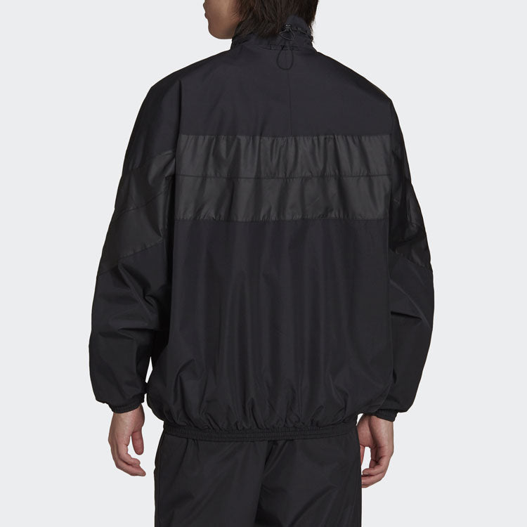 adidas originals R.y.v. Tt Q4 Splicing Athleisure Casual Sports Jacket Black H11477