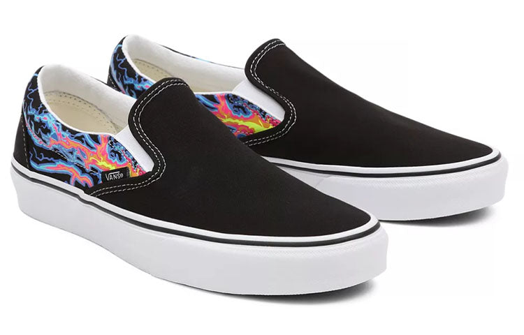 Vans Electric Flame Classic Slip-On 'Black Red' VN000XG8B03
