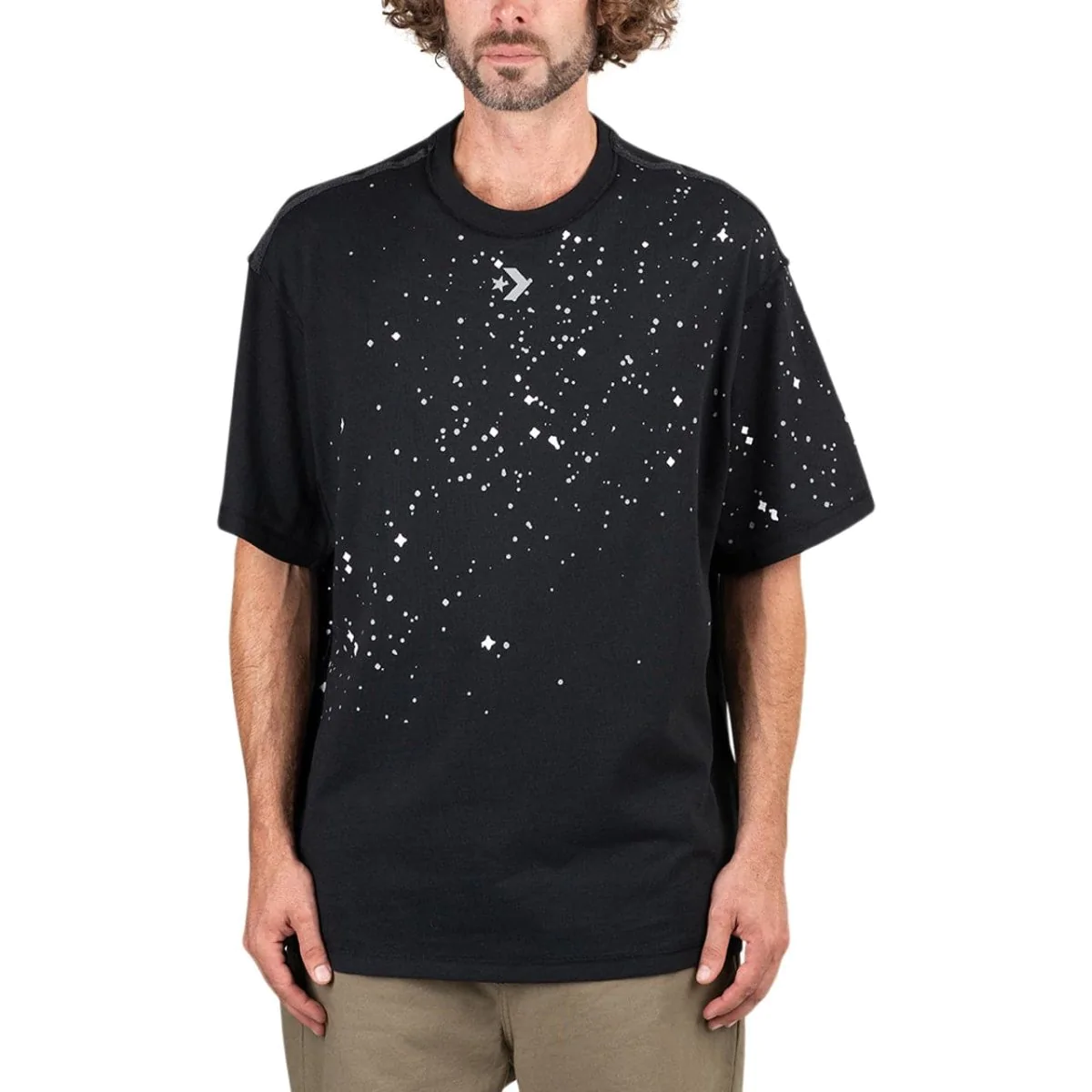 Converse x Barriers Court Ready Crossover Tee Asia Sizing 'Black' 10024270-A01