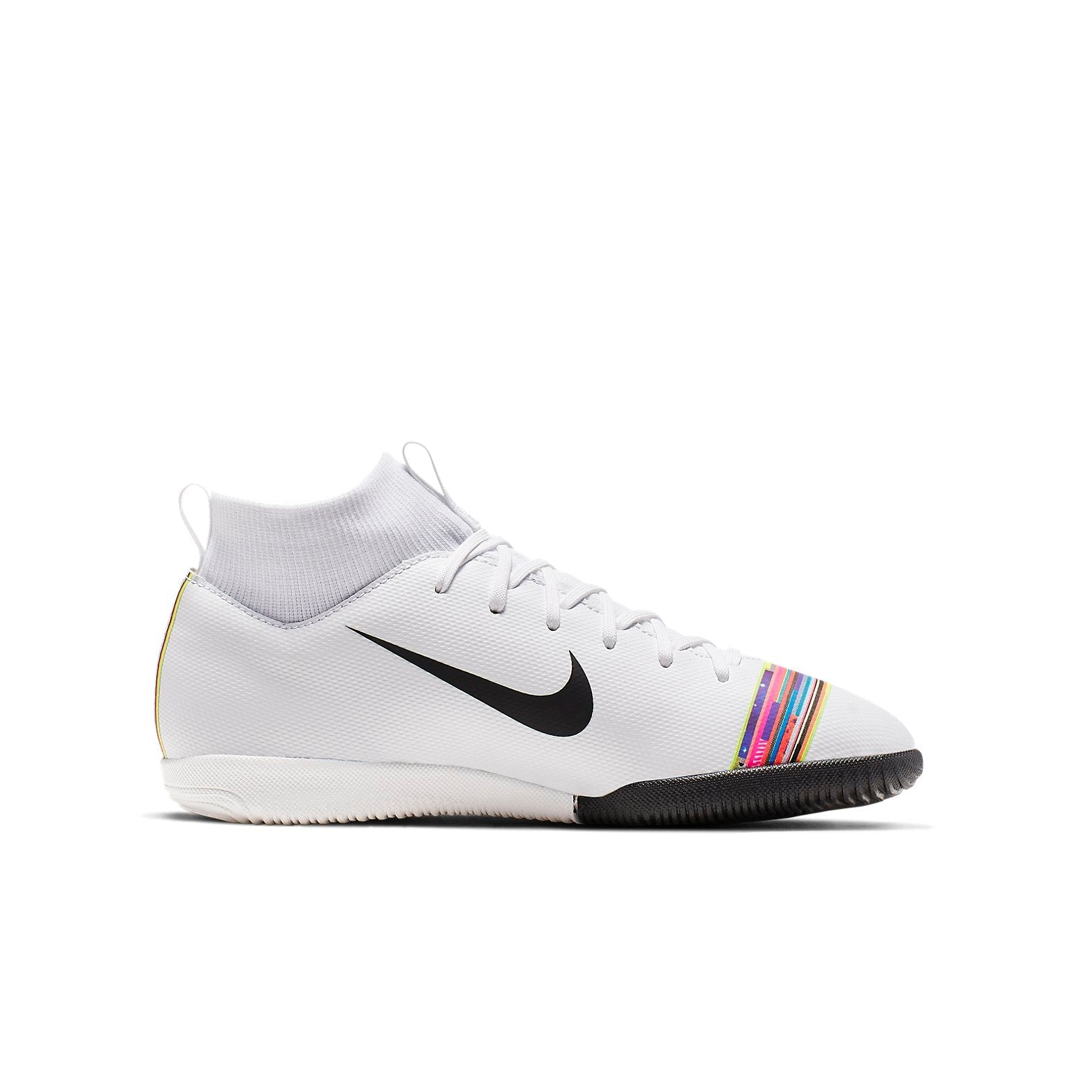 (GS) Nike Mercurial Superfly 6 Academy 'White Black Multicolor' AJ3110-109