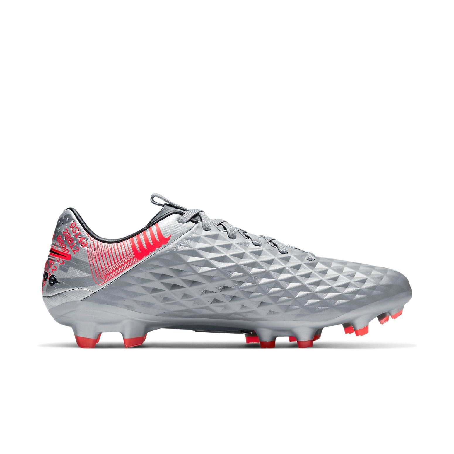 Nike Tiempo Legend 8 Pro FG 'Metallic Grey Crimson' AT6133-906