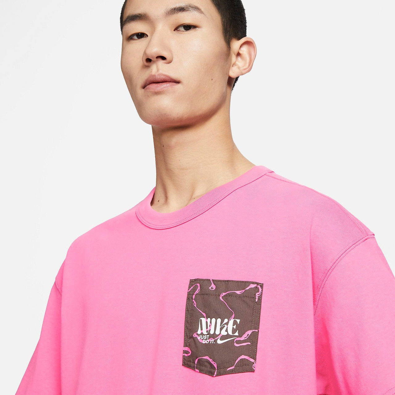 Nike Just Do It Chest Pocket T-Shirt 'Pink' FJ7681-684