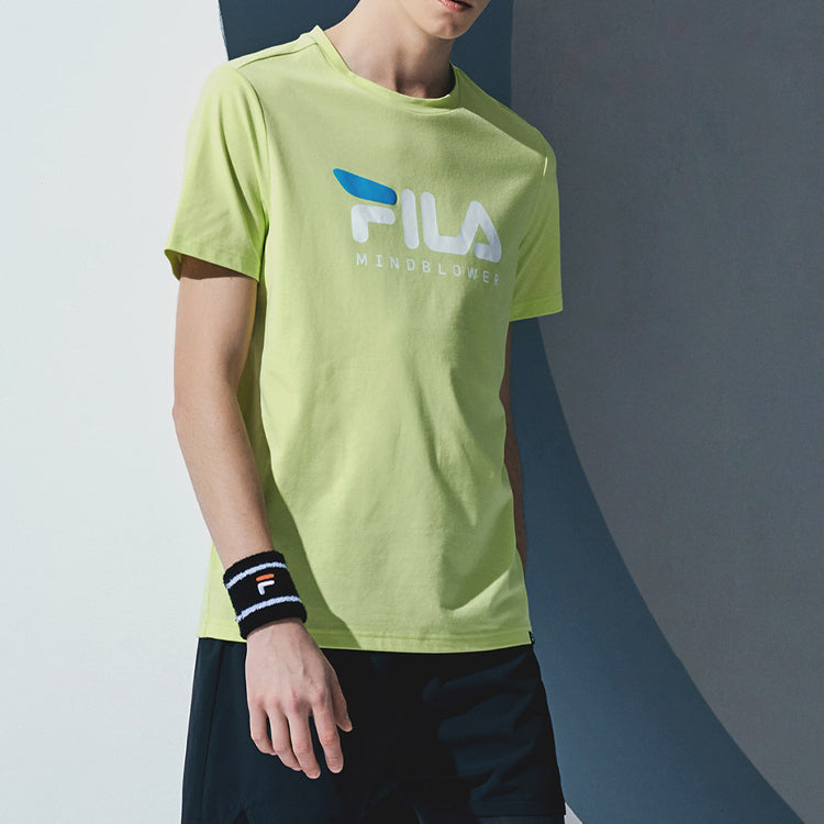 FILA Alphabet Printing Short Sleeve Green A11M022103F-LG