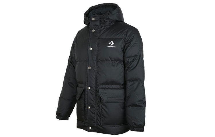 Converse Down Fill Puffer Jacket Asia Sizing 'Black' 10006880-A01