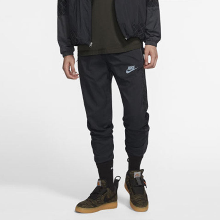 Nike Sportswear Woven Zipper Sports Long Pants Black CK1185-010