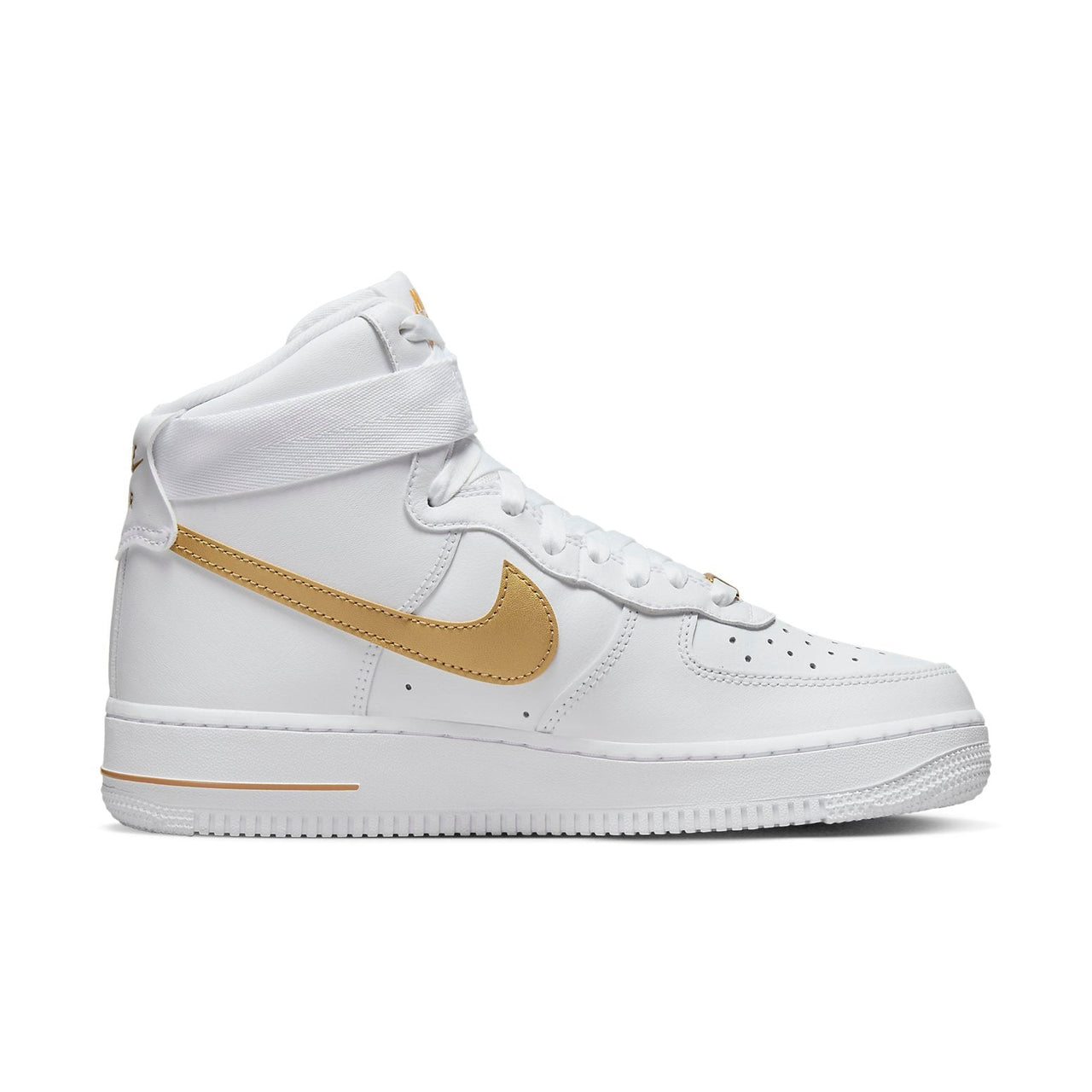 (WMNS) Nike Air Force 1 High 'White Metallic Gold' DD9624-103