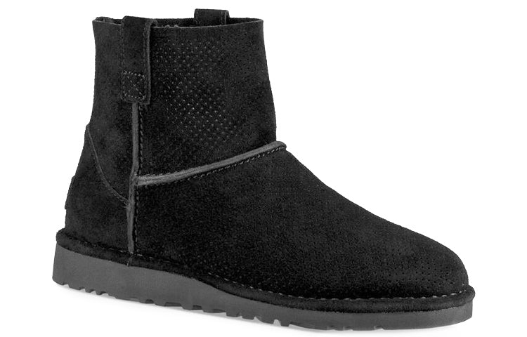 (WMNS) UGG Classic Unlined Mini Perf 'Black' 1016852-BLK