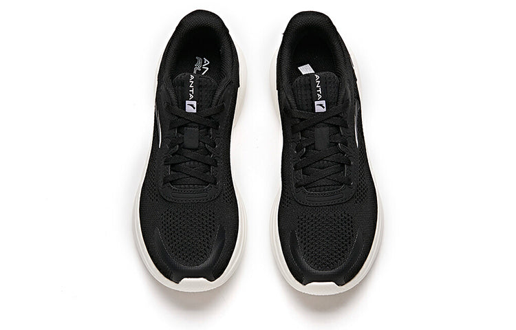 (WMNS) ANTA Running Series Sneakers 'Black White' 122135571-1