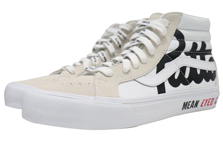 Vans Patta x Vault SK8-HI Reissue VLT LX 'Mean Eyed Cat - White' VN0A4BVH5WW