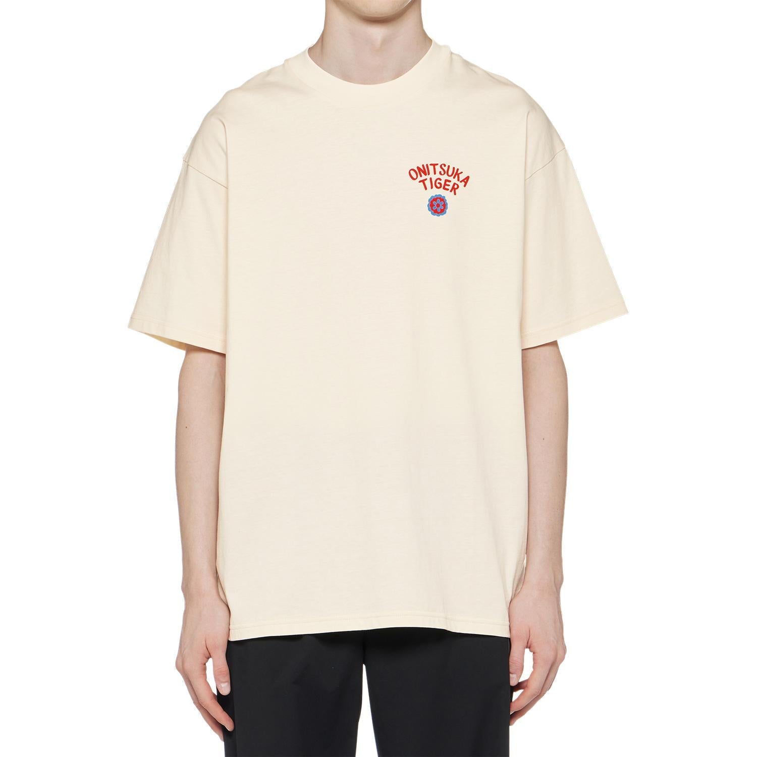 Onitsuka Tiger Graphic T-shirt 'Off White' 2183B304-700