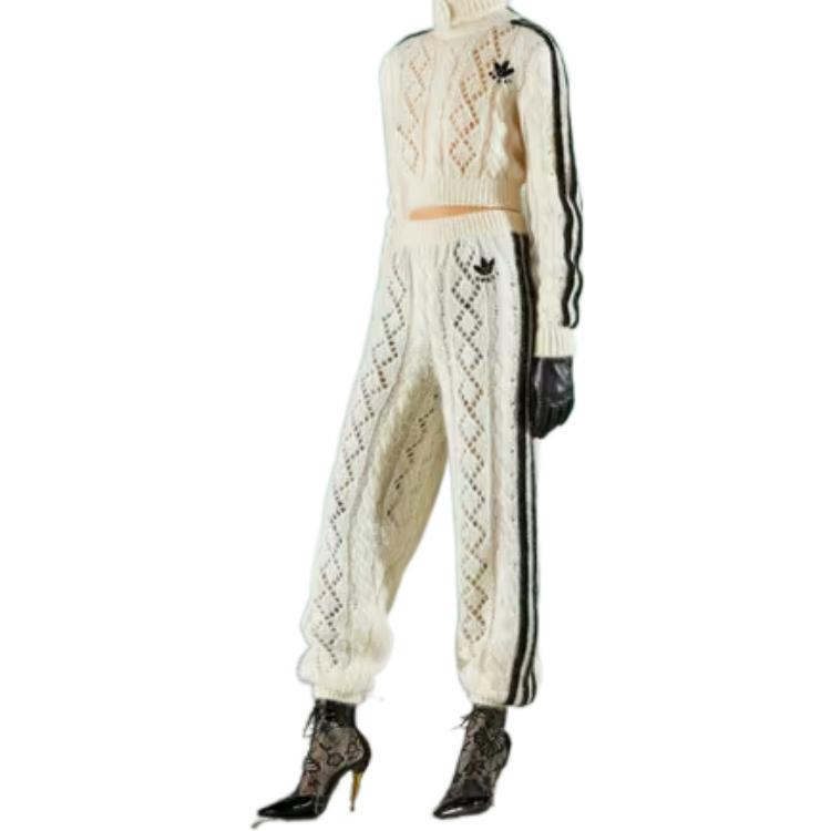 Gucci x adidas Mohair Knit Jogging Pant 'Ivory' 713024-XKCMO-9791