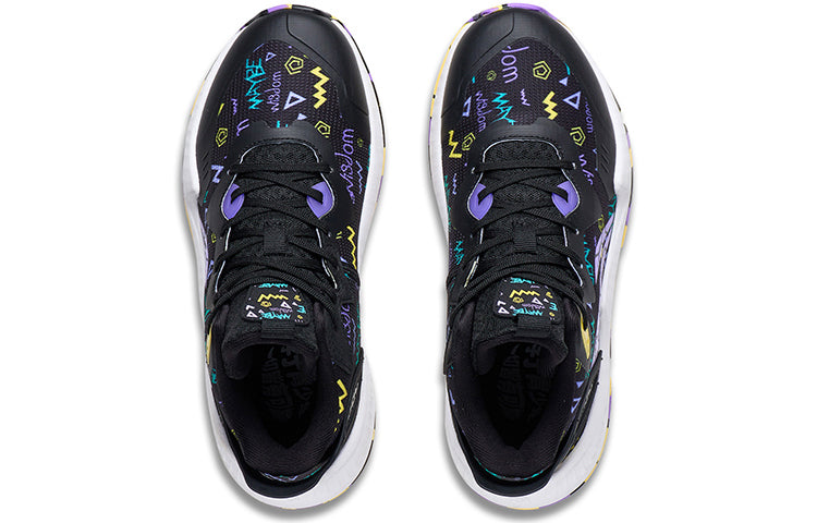 (GS) Li-Ning Athletic Training Basketball Shoes 'Black Purple' YKBS104-13