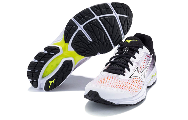 (WMNS) Mizuno Rider 22 White/Orange J1GD183701