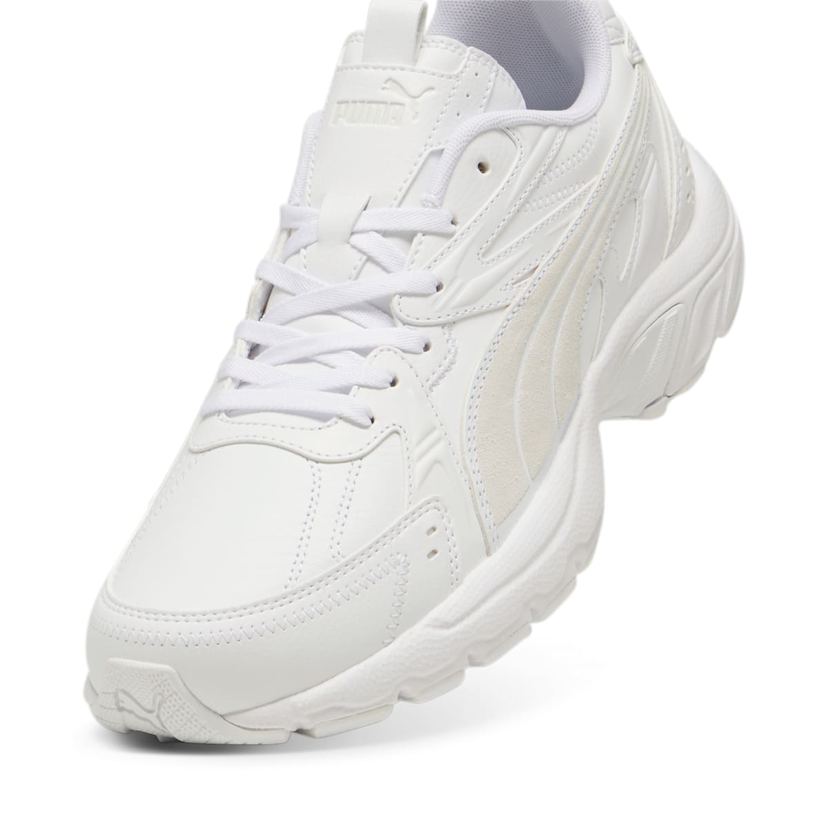 PUMA Milenio Tech Leather 'White Feather Grey' 397825-01