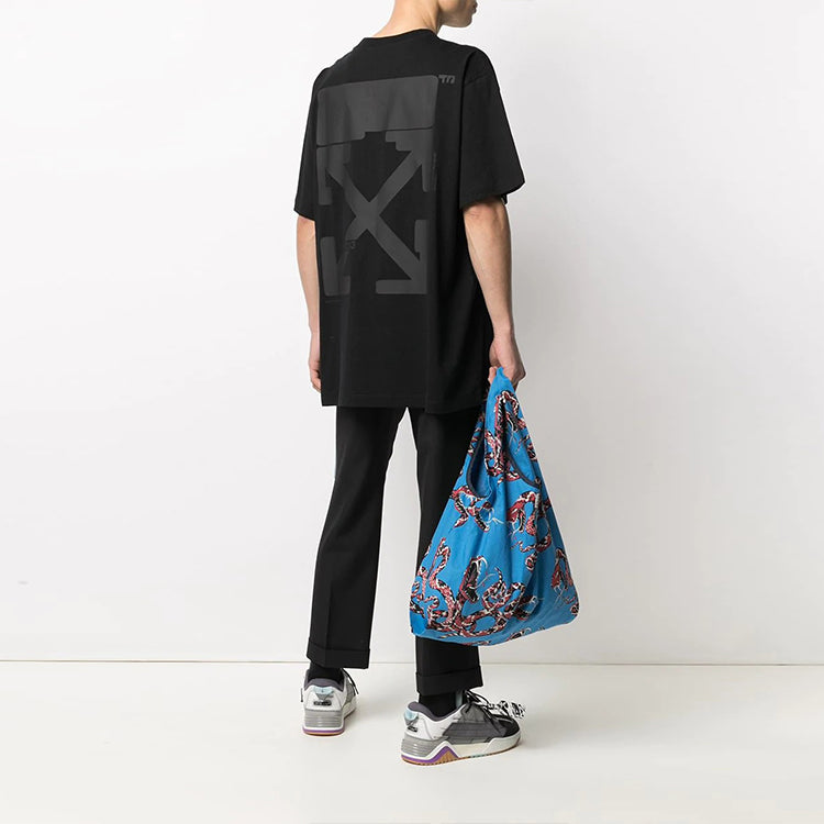 Off-White Men's SS21 Tech Marker Logo Black OMAA038S21JER0081010