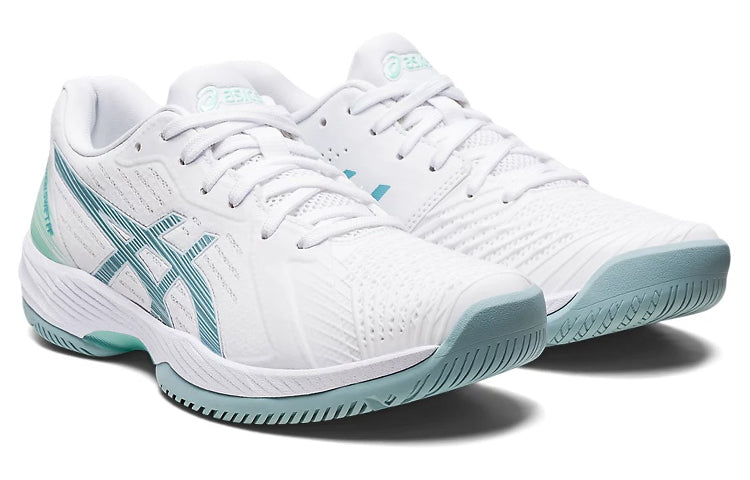 (WMNS) ASICS Solution Swift FF 'White Smoke Blue' 1042A197-104