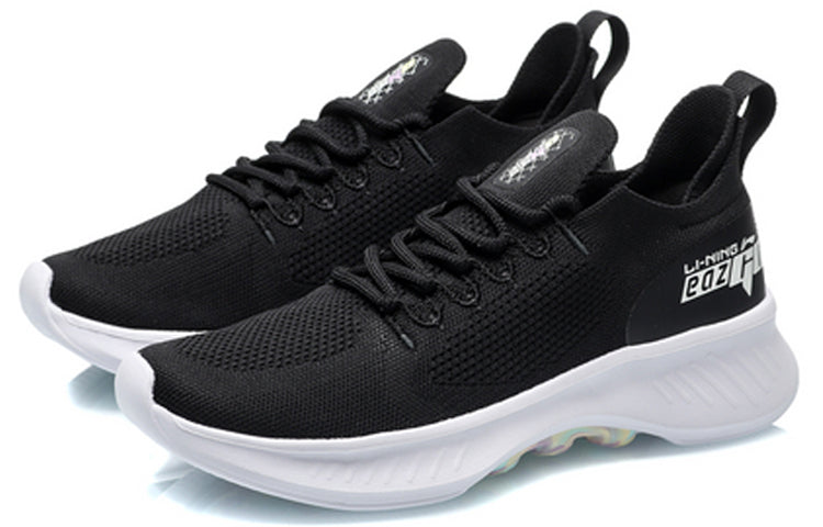 (WMNS) Li-Ning Eazgo 'Black White Sole' AREQ052-4