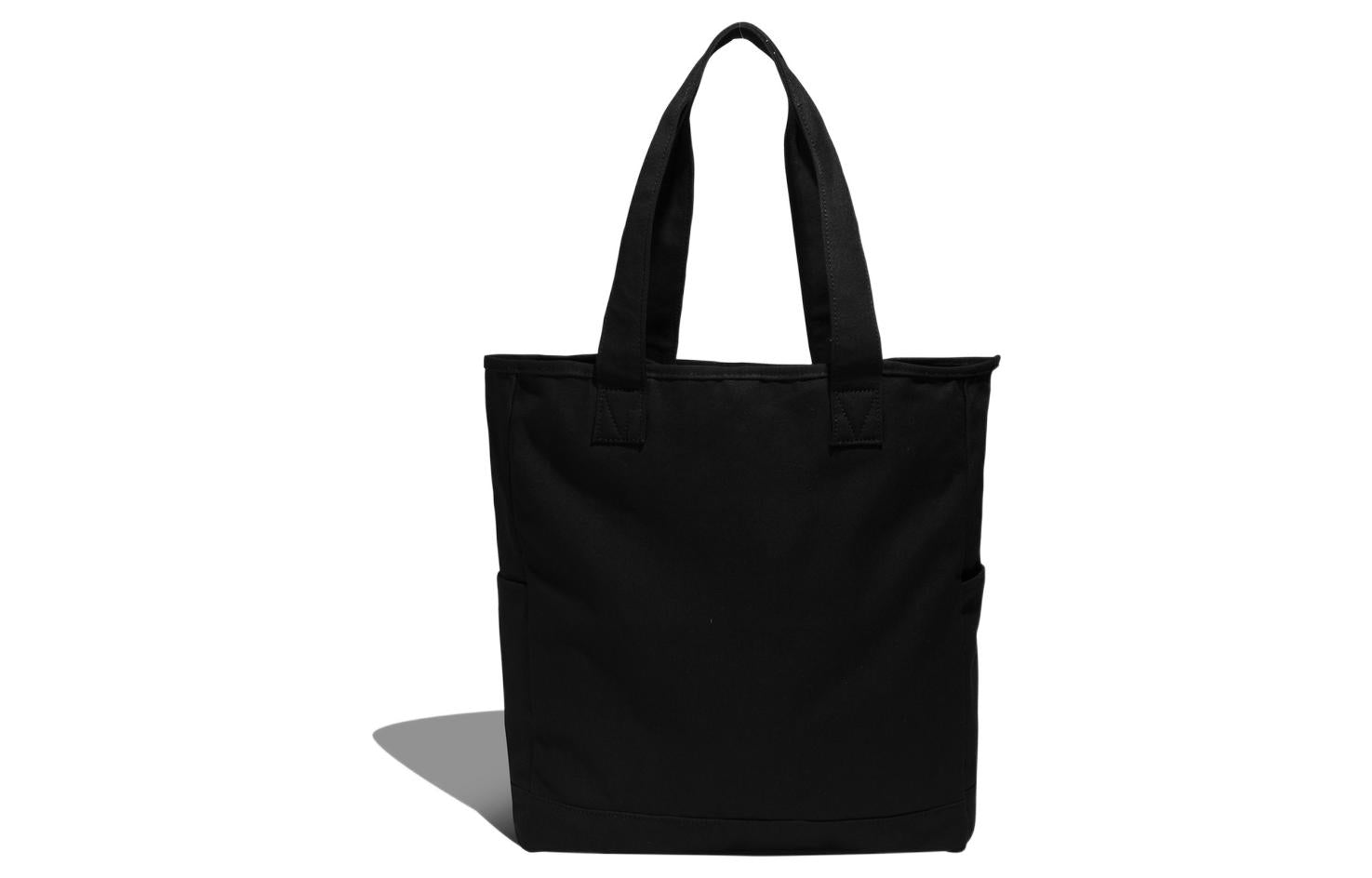 adidas Large logo Sports Minimalistic Canvas Tote Black Shoulder Bag GN8873
