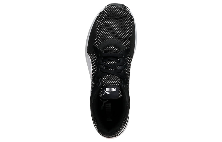 (WMNS) PUMA Pacer Plus Low Running Shoes Black/White 362405-02