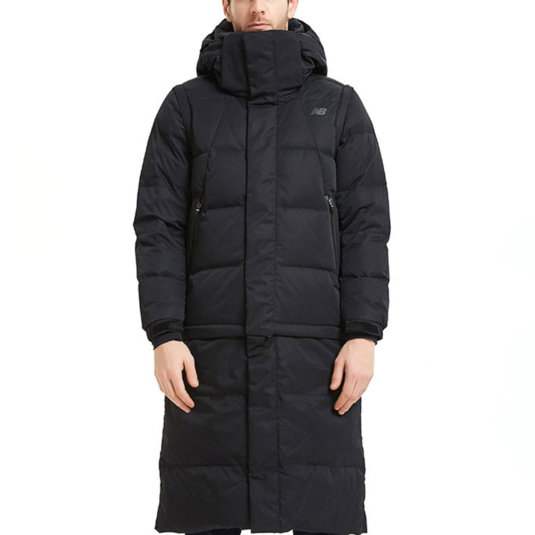 New Balance Lifestyle Long Down Parka Asia Sizing 'Black' NP846041-BK