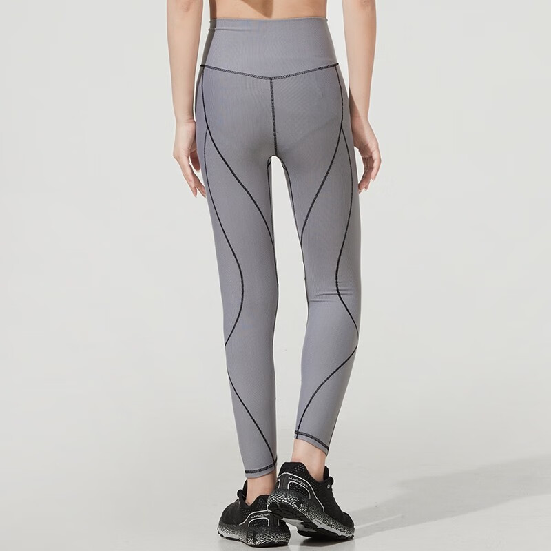 (WMNS) adidas tight fitness pants 'light grey' GR8092