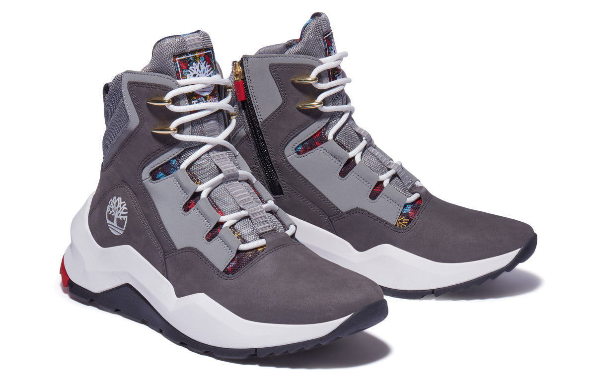 Timberland Madbury Side Zip Sneaker Boots 'Medium Grey Nubuck' A2PTN033