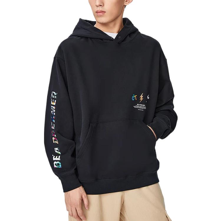 Li-Ning Way Of Wade Graphic Hoodie 'Black' AWDSI37-1