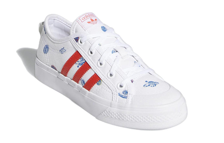 (GS) adidas Nizza J 'Out Of This World - White' H01101
