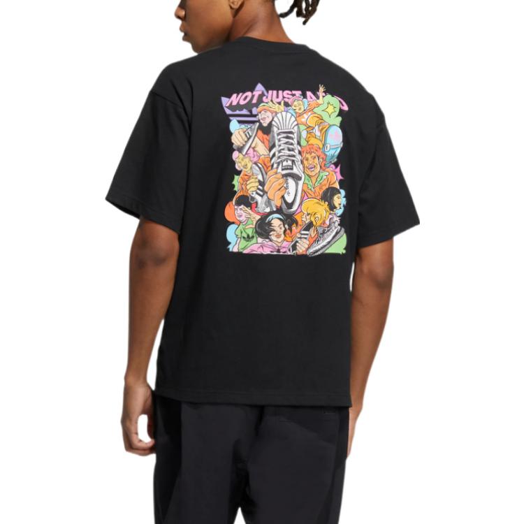 adidas originals Graphic T-Shirts 'Black' HY4681