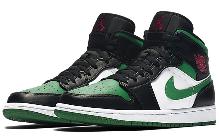 Air Jordan 1 Mid 'Green Toe' 554724-067