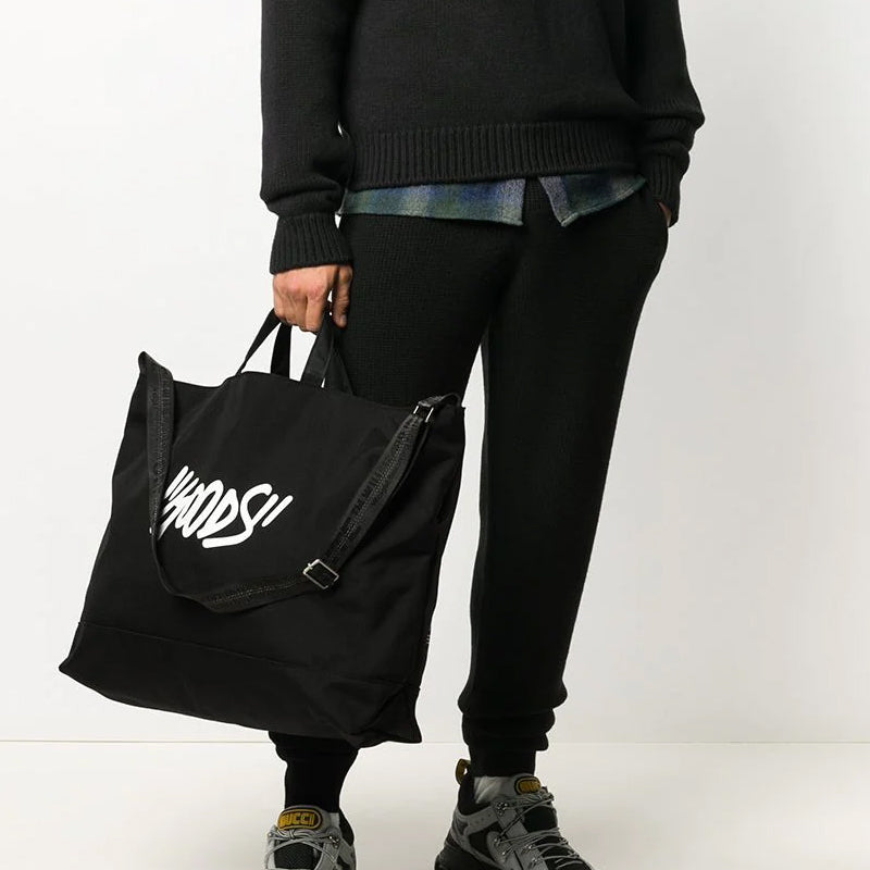 Off-White Quote Tote 'Black White' OMNA054E20FAB0011001