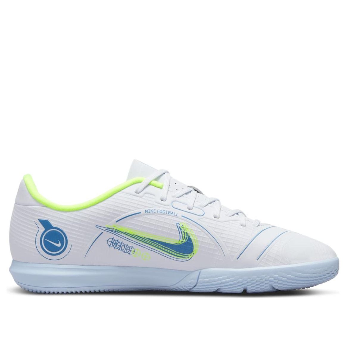 (GS) Nike Mercurial Vapor 14 Academy IC 'Grey Light Marine' DJ2861-054