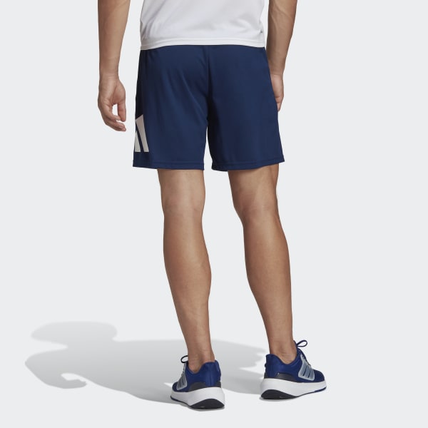 adidas Train Essentials Logo Training Shorts 'Navy' IB8124