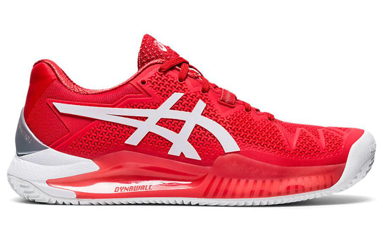 (WMNS) ASICS Gel Resolution 8 Clay 'Fiery Red White' 1042A070-601